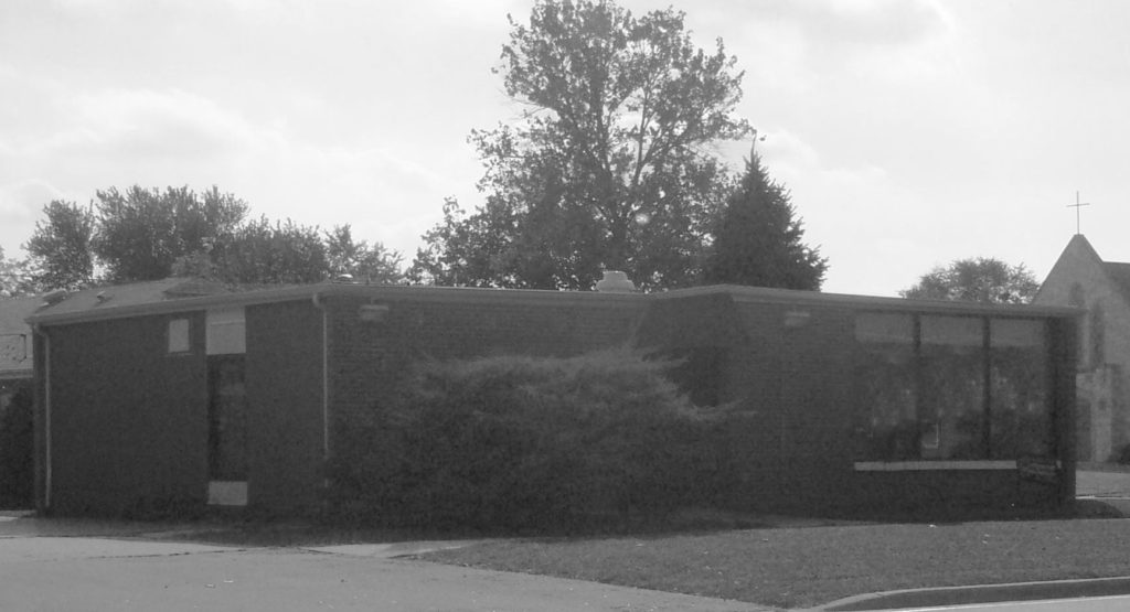 Tinley Park Public Library building in 1959