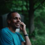 Author Ross Gay Smiling