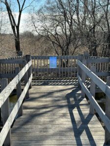 A poem on display at the 2023 Poetry Walk