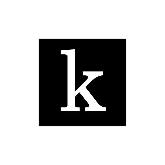 Kanopy black and white logo