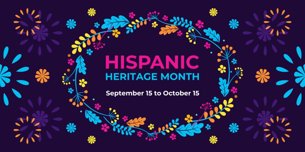 Banner for Hispanic Heritage Month