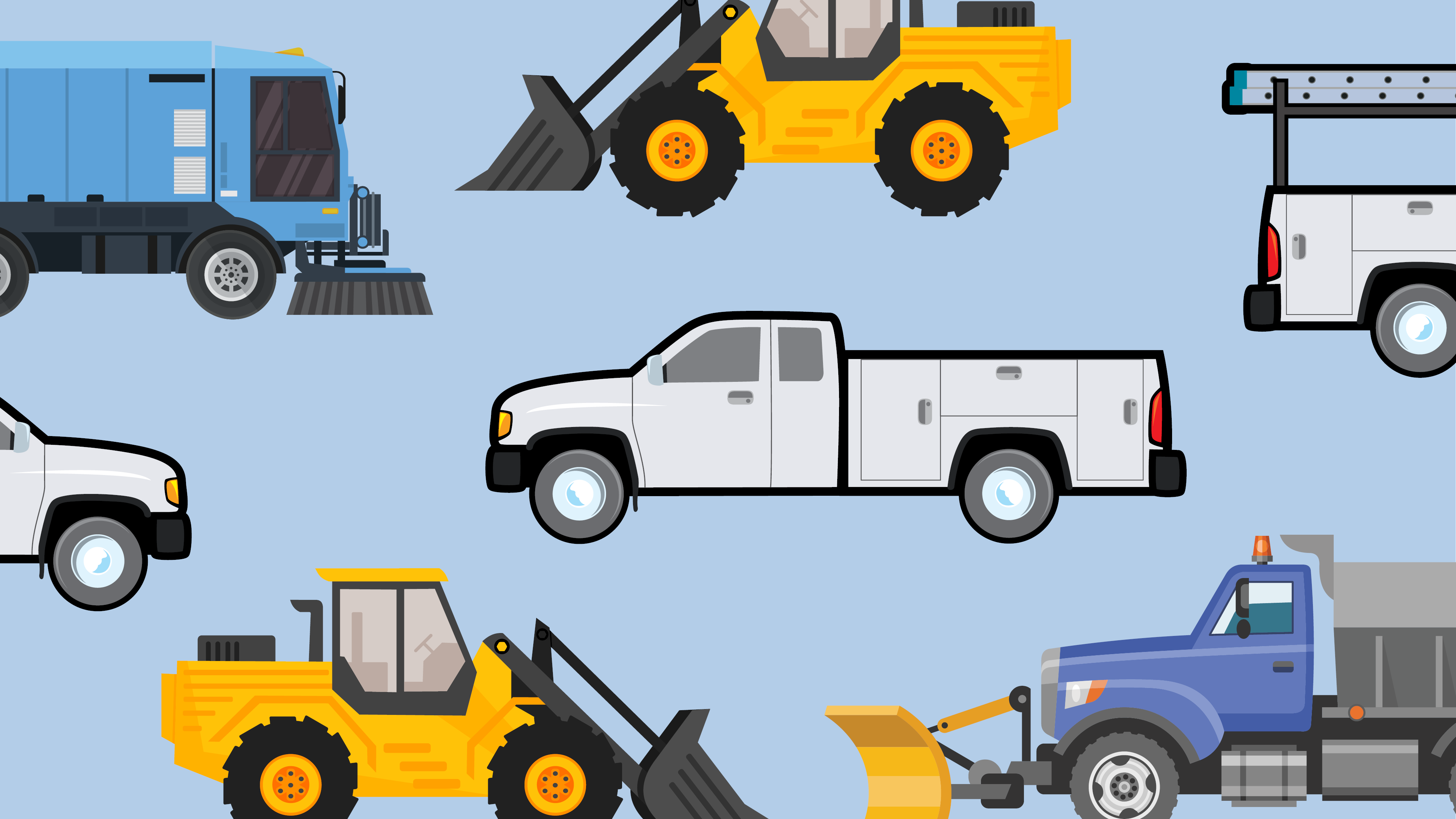different types of serivce trucks