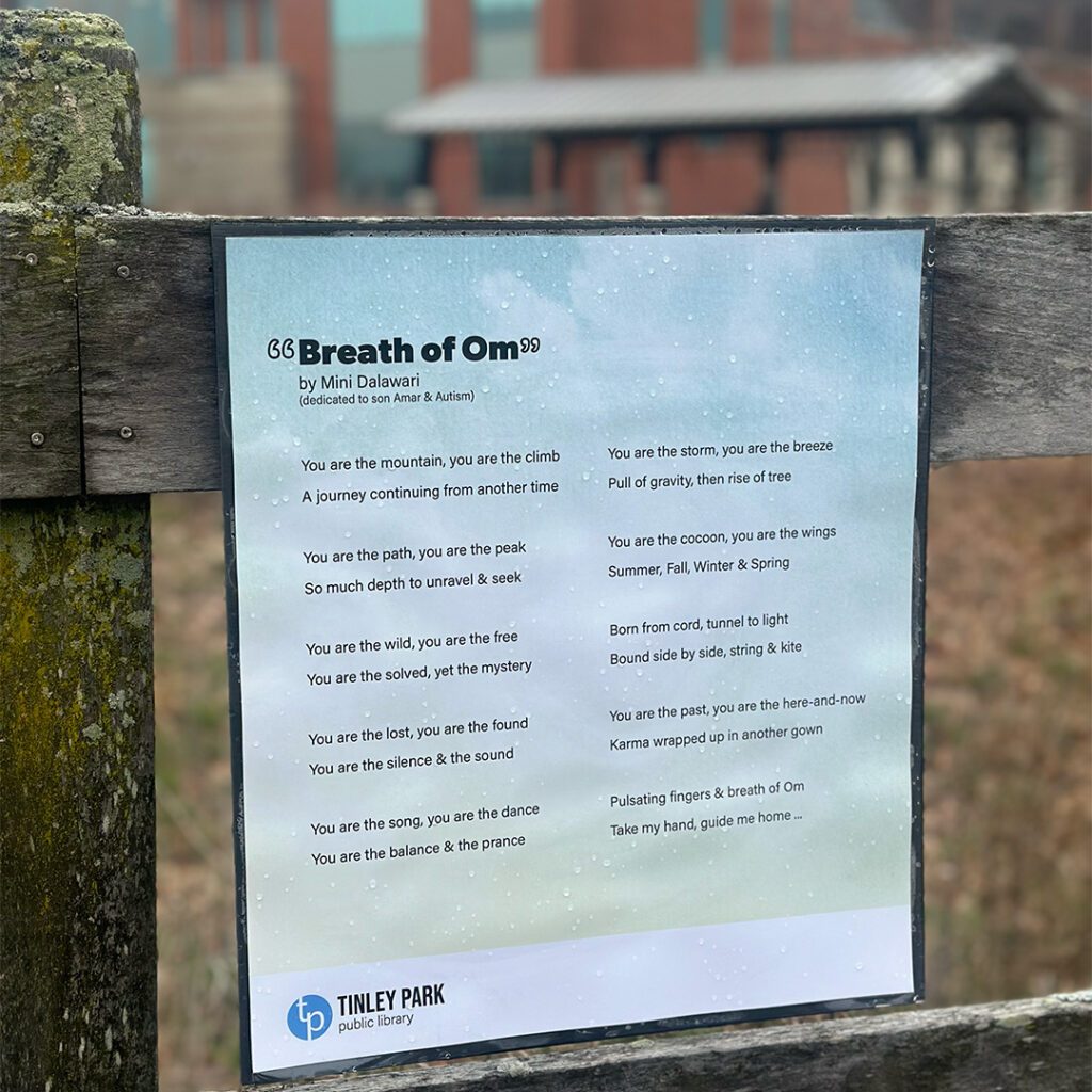 Poem from the 2024 Poetry Walk