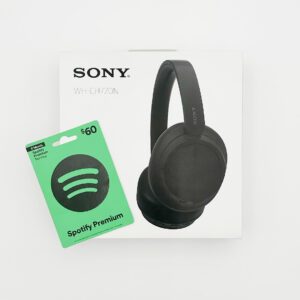 Photo of Music Lover Bundle: Sony noise-canceling Bluetooth headphones and a Spotify Premium gift card