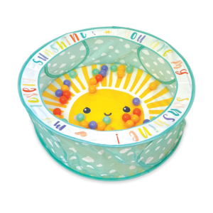 Pop-up ball pit prize